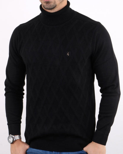 Gabicci Vintage Coaster Roll Neck Black