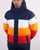 Fila Vintage Multi Puffer Jacket Navy/white/orange