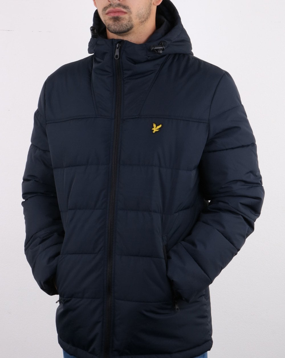 Lyle And Scott Wadded Jacket Navy