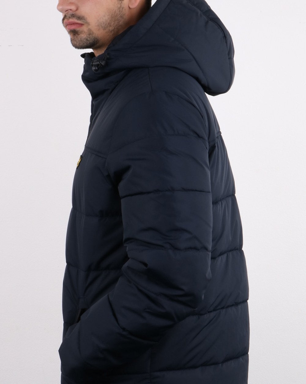 Lyle And Scott Wadded Jacket Navy