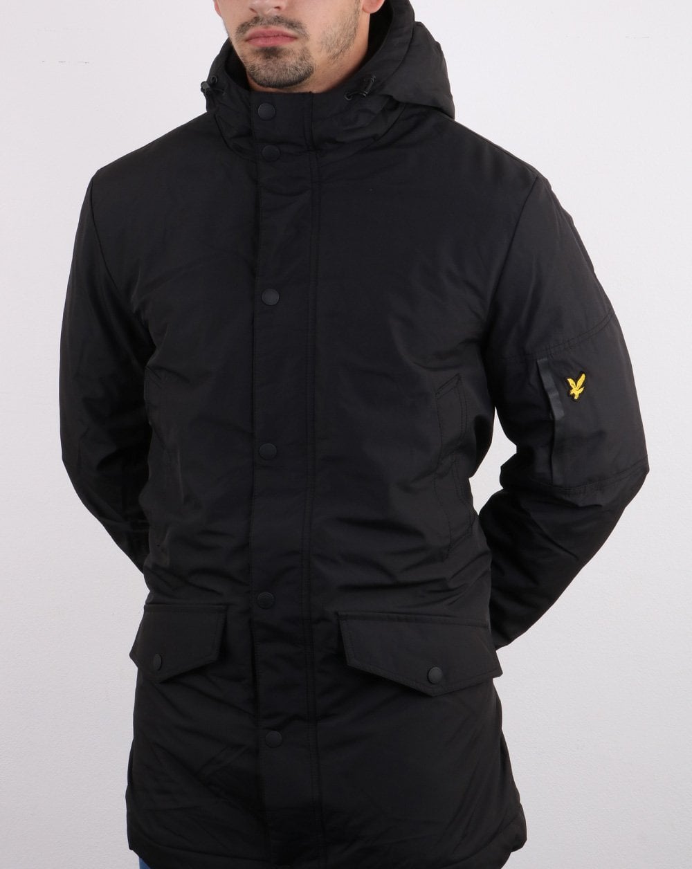 Lyle And Scott Technical Parka True Black