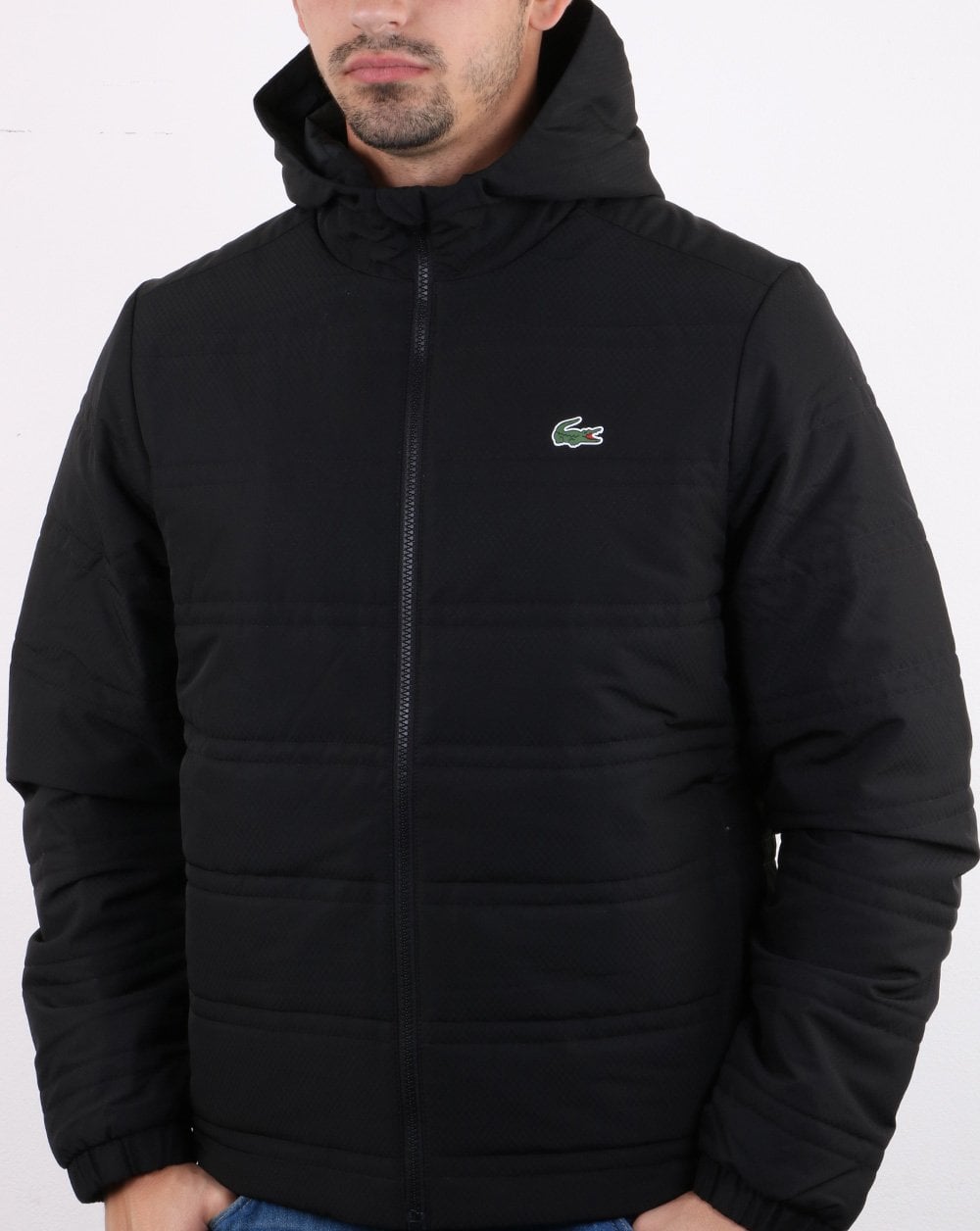 Lacoste Hooded Jacket Black