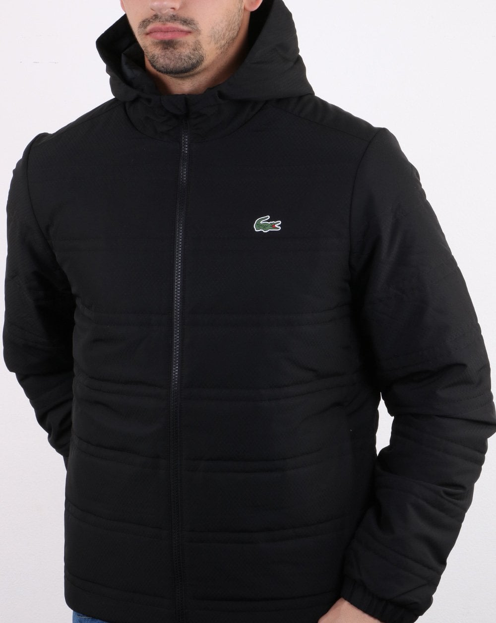 Lacoste Hooded Jacket Black