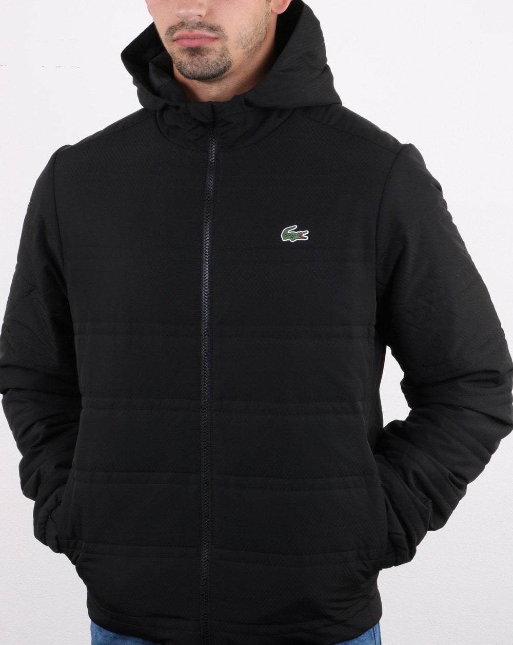 Lacoste Hooded Jacket Black