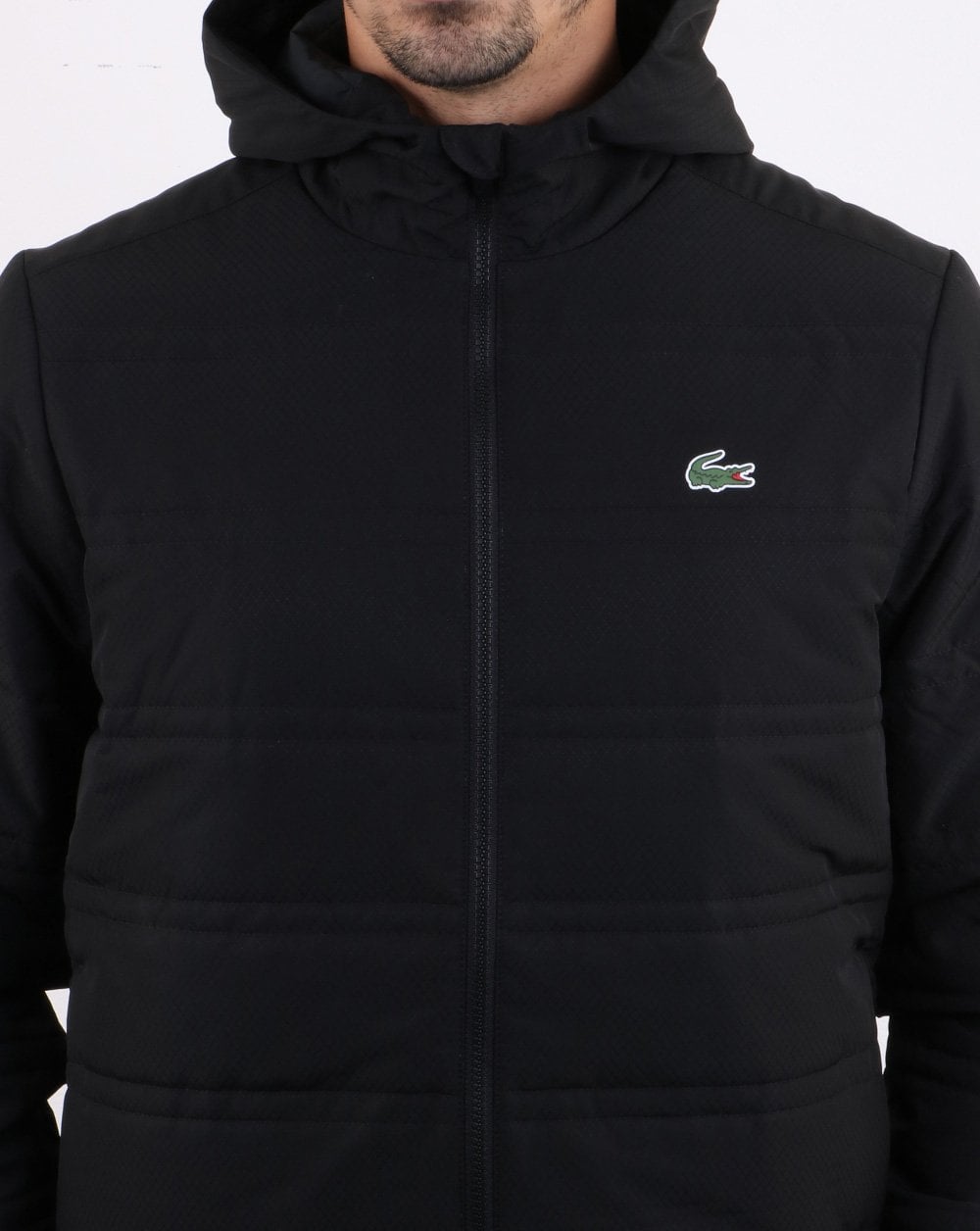 Lacoste Hooded Jacket Black
