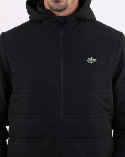 Lacoste Hooded Jacket Black