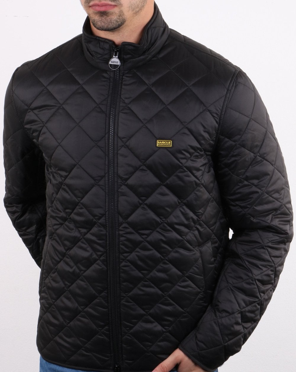 Barbour International Gear Quilt Jacket Black