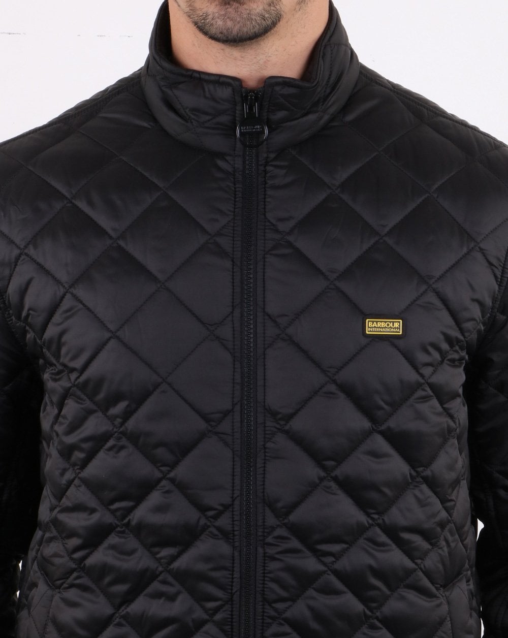 Barbour International Gear Quilt Jacket Black