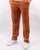 Fila Vintage Cyrus Velour Track Pants Rust Orange