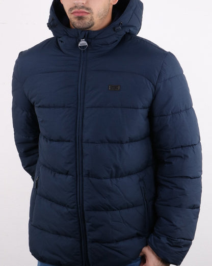 Barbour International Court Quilt Jacket Navy