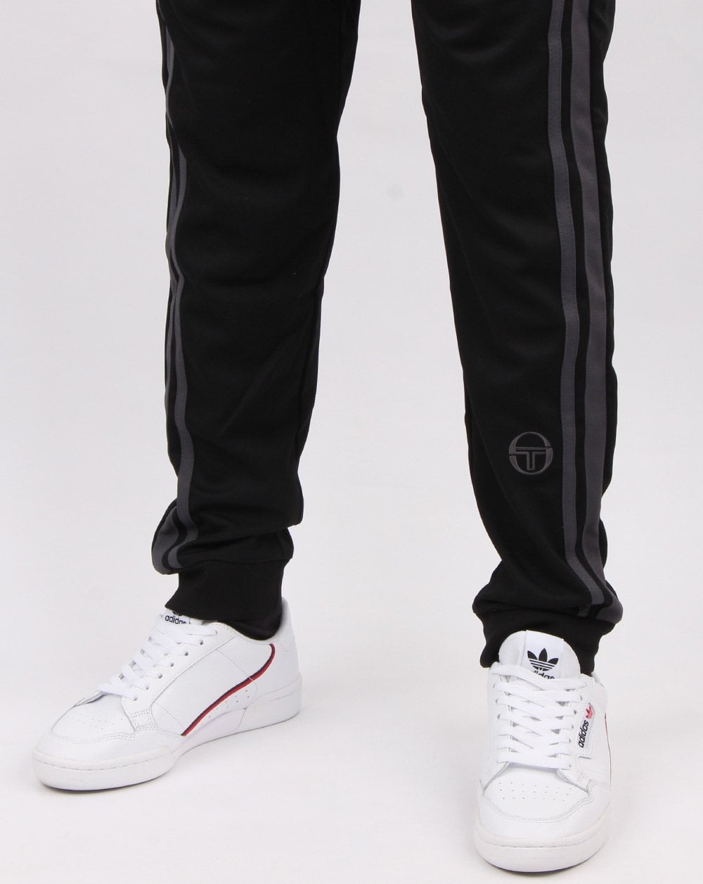 Sergio Tacchini Masters Track Bottoms Black/Grey