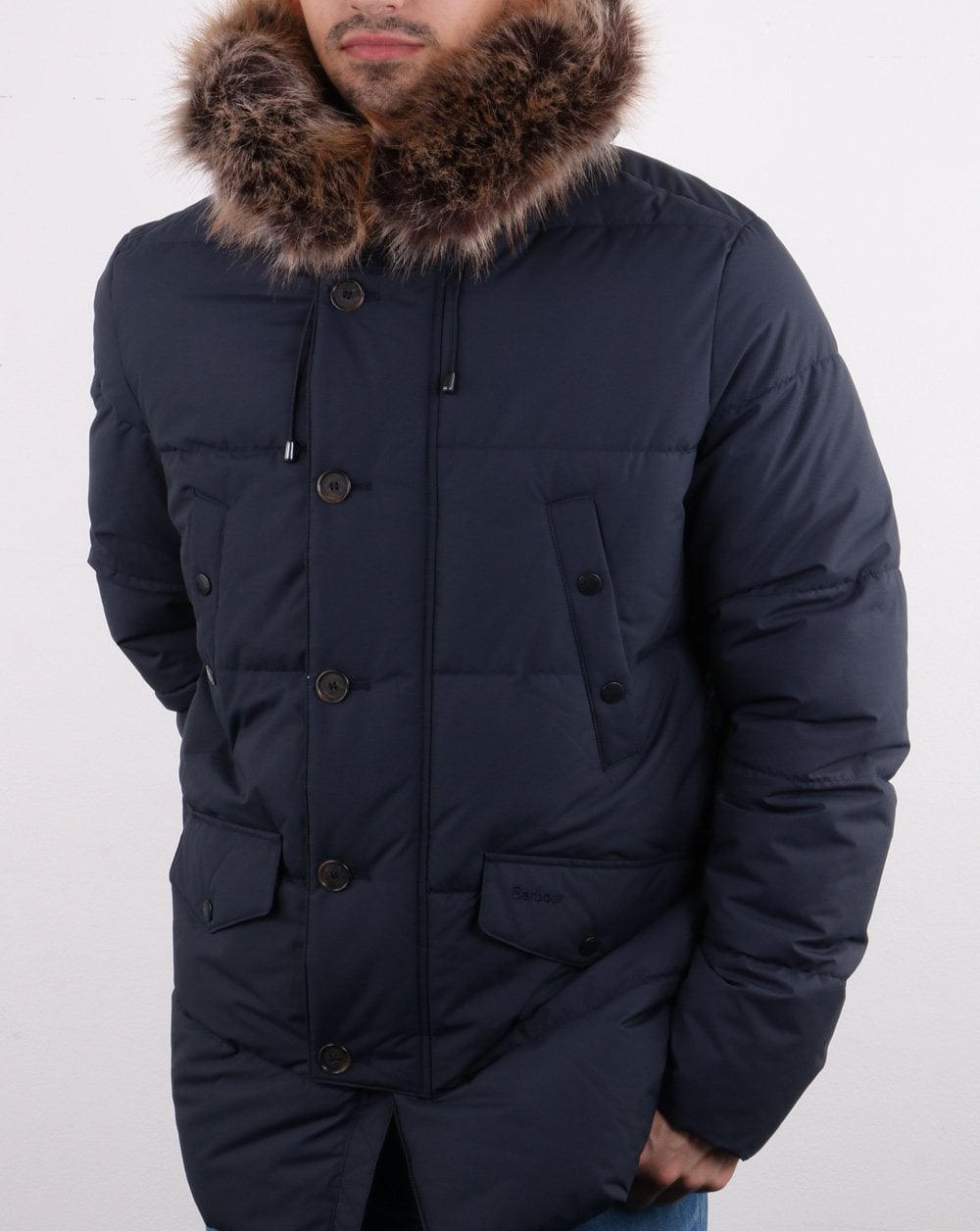 Barbour Fenny Quilt Jacket Navy