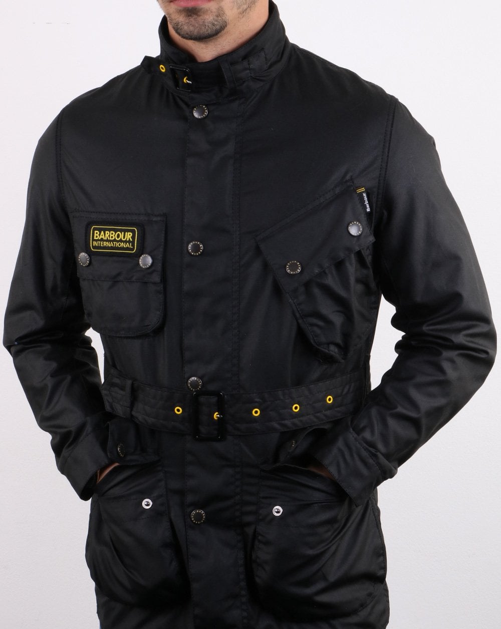 Barbour Slim International Black