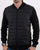 Barbour International Baffle Zip Up Jacket Black