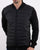 Barbour International Baffle Zip Up Jacket Black