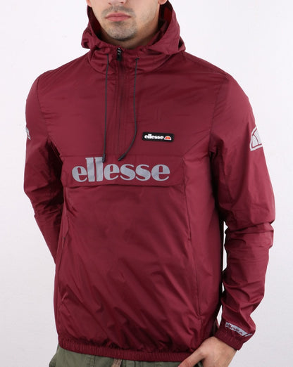 Ellesse Berto Rain Jacket Burgundy
