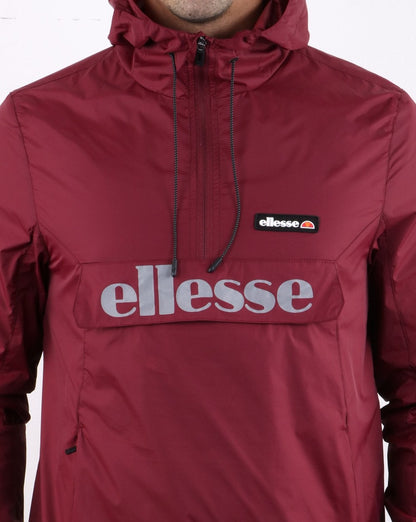 Ellesse Berto Rain Jacket Burgundy