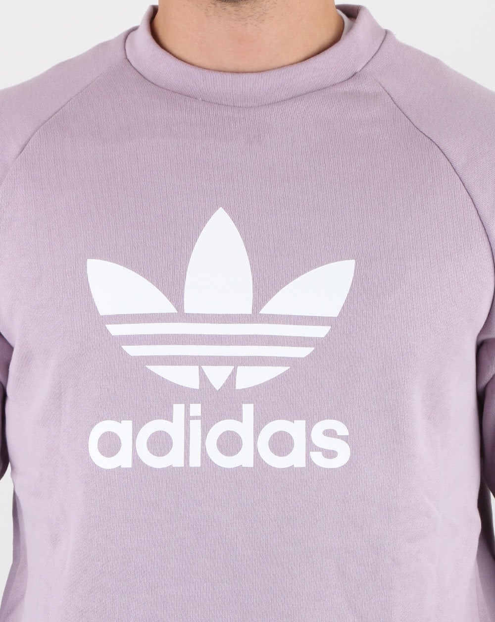 Adidas Originals Trefoil Crew Sweat Lilac
