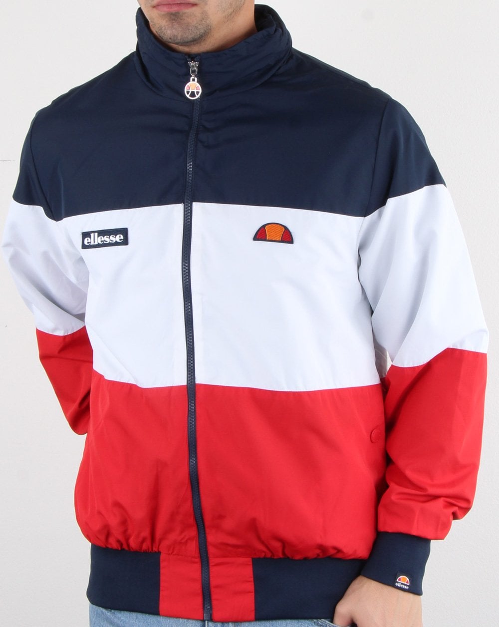 Ellesse Block Jacket Red/White/Navy