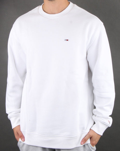 Tommy Hilfiger Crew Neck Sweatshirt White