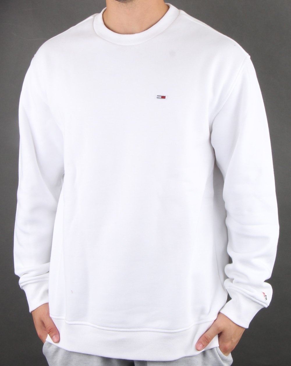 Tommy Hilfiger Crew Neck Sweatshirt White