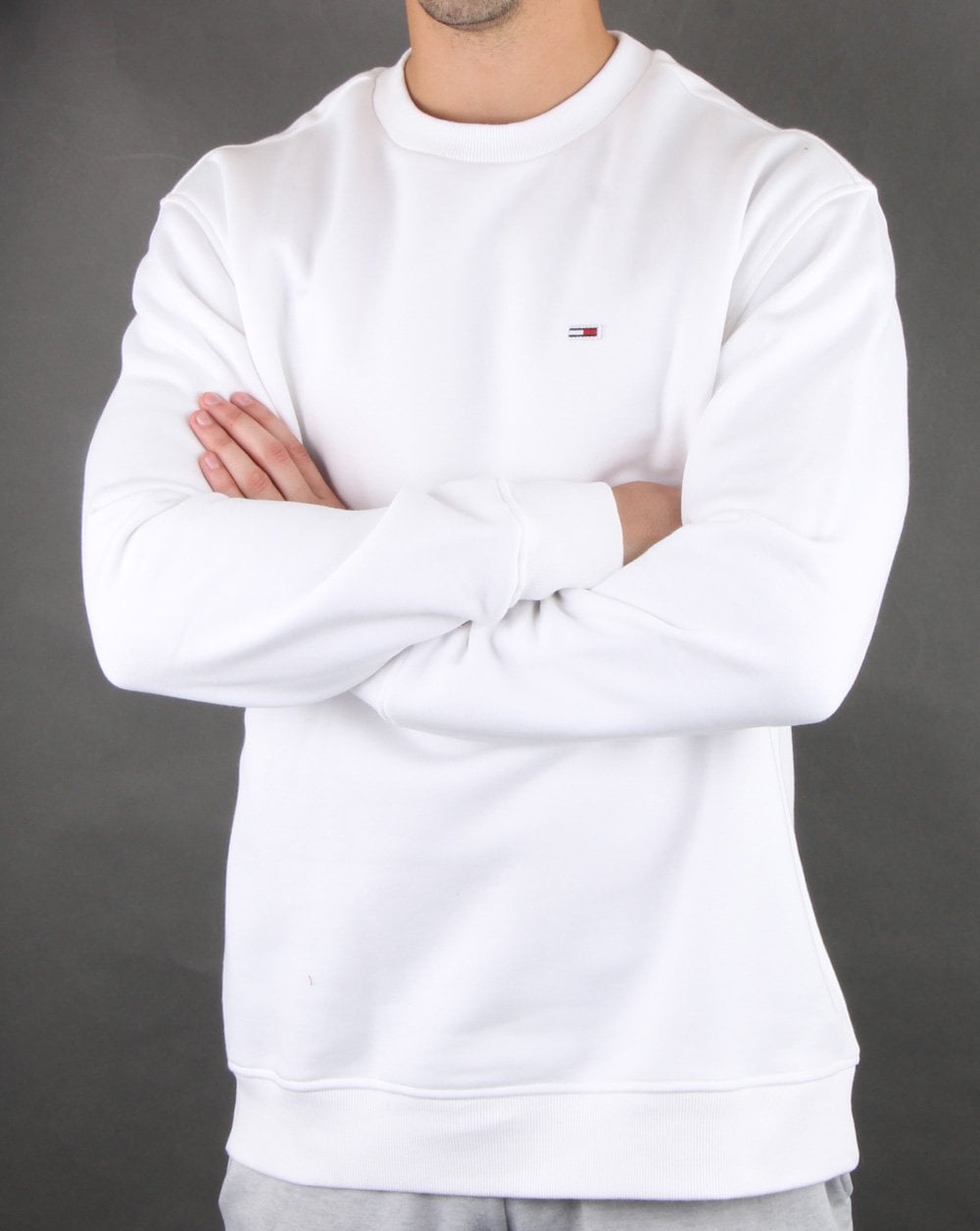Tommy Hilfiger Crew Neck Sweatshirt White