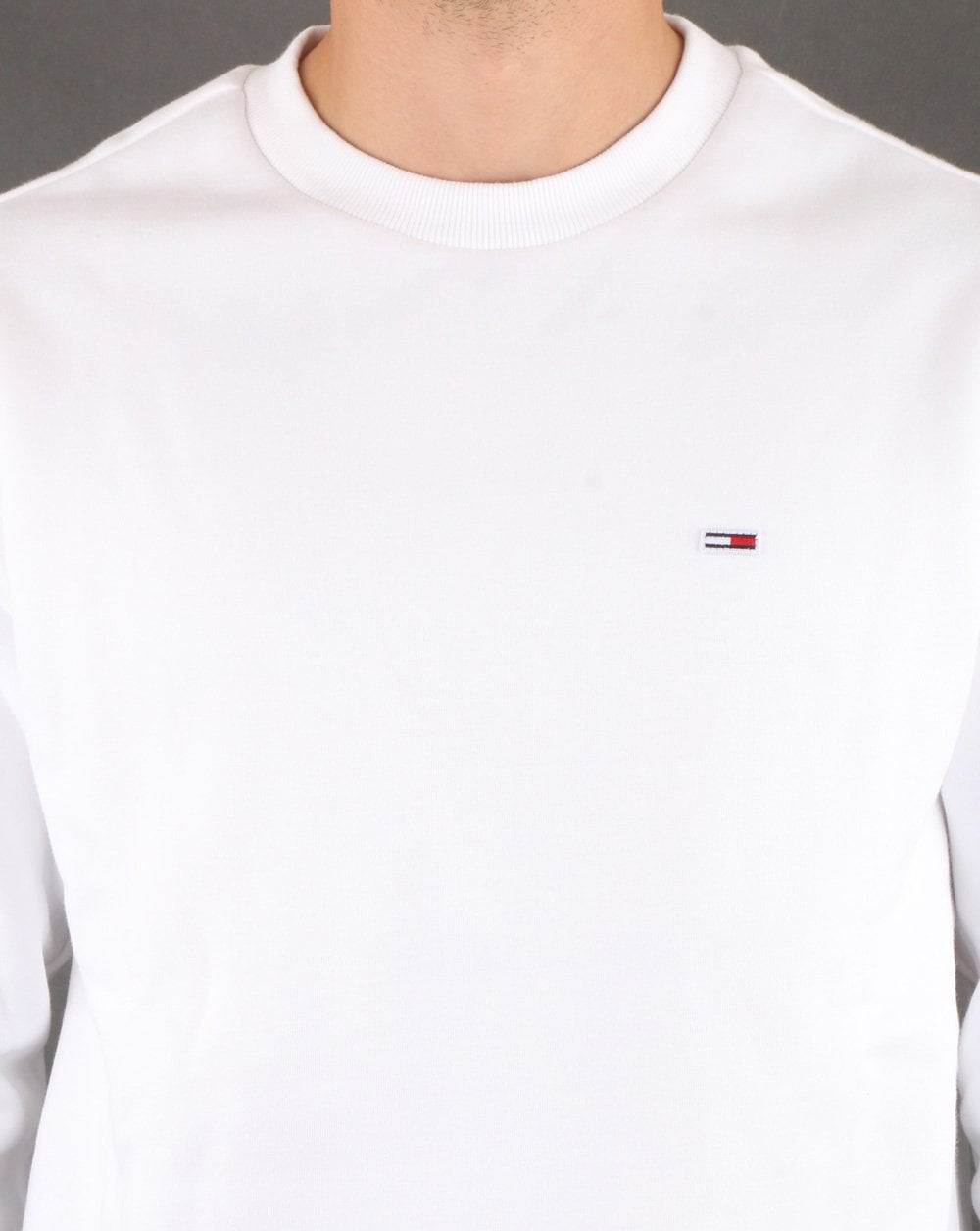 Tommy Hilfiger Crew Neck Sweatshirt White