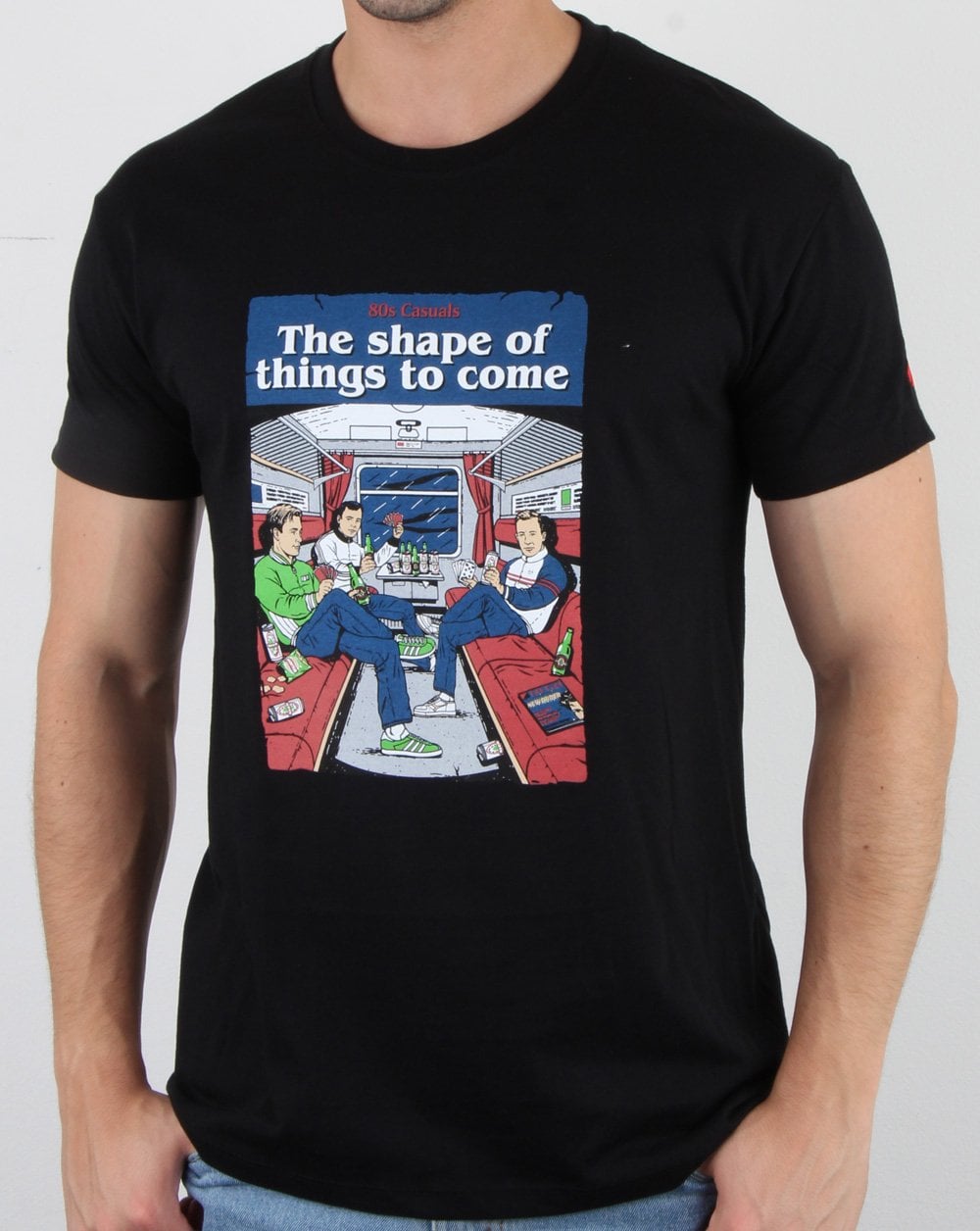 80s Casuals Shape Of Things To Come T-shirt Black