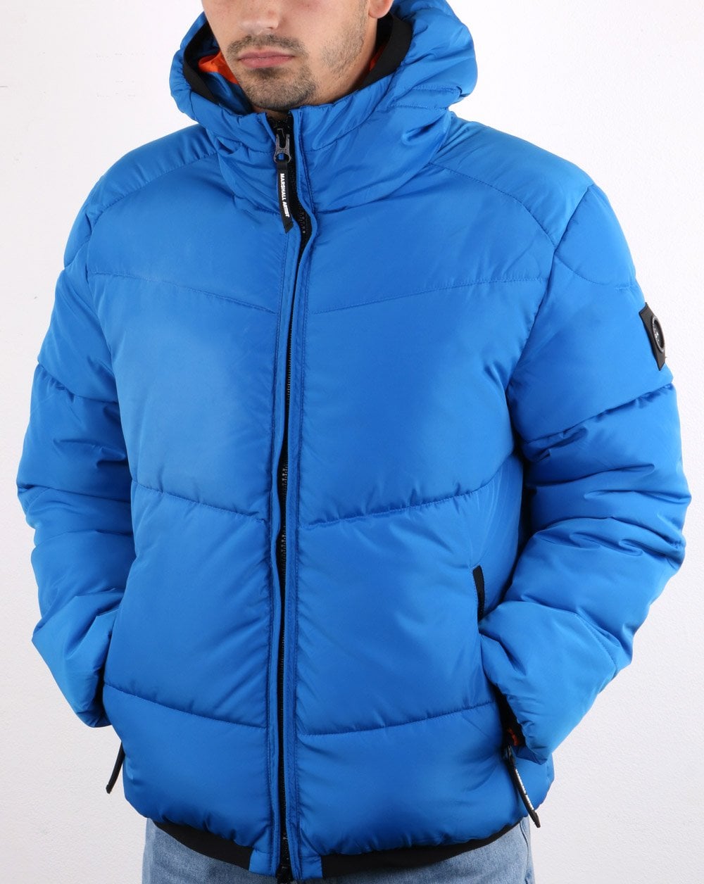 Marshall Artist Paninaro Bubble Jacket Royal
