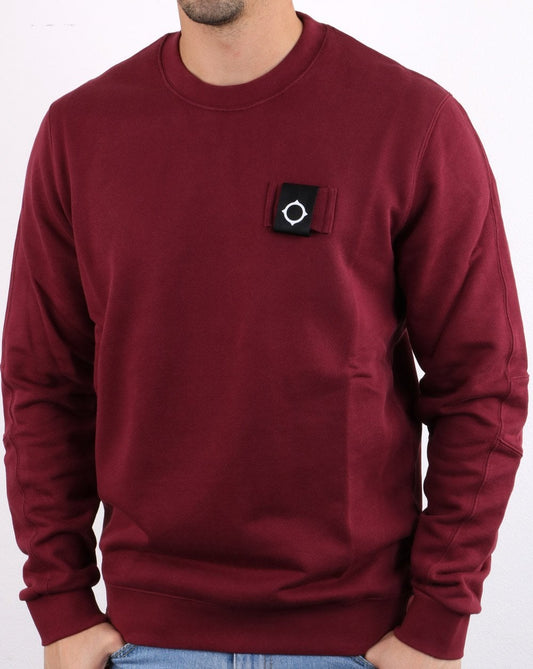 Ma.Strum Ma.strum Training Crew Sweat Spartan Red