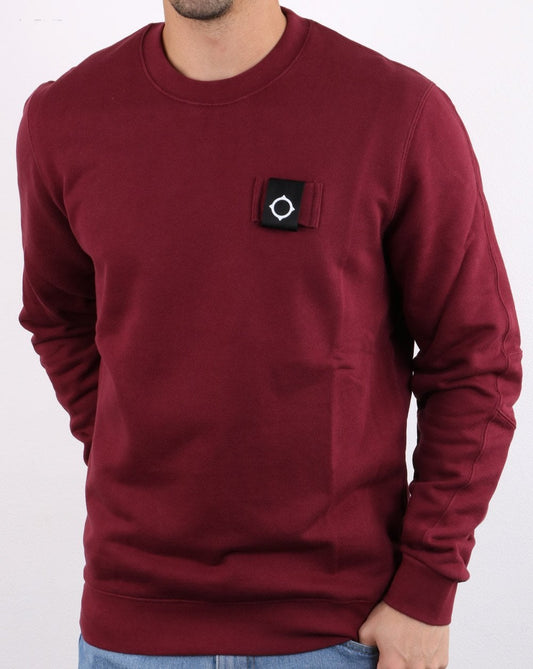 Ma.Strum Ma.strum Training Crew Sweat Spartan Red