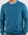 Barbour Lambswool Crew Neck knit Blue