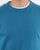 Barbour Lambswool Crew Neck knit Blue