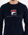 Fila Vintage Nicolo Towelling Sweatshirt Navy/white/red