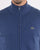 Lacoste Funnel Neck Zip Knitted Jumper Blue