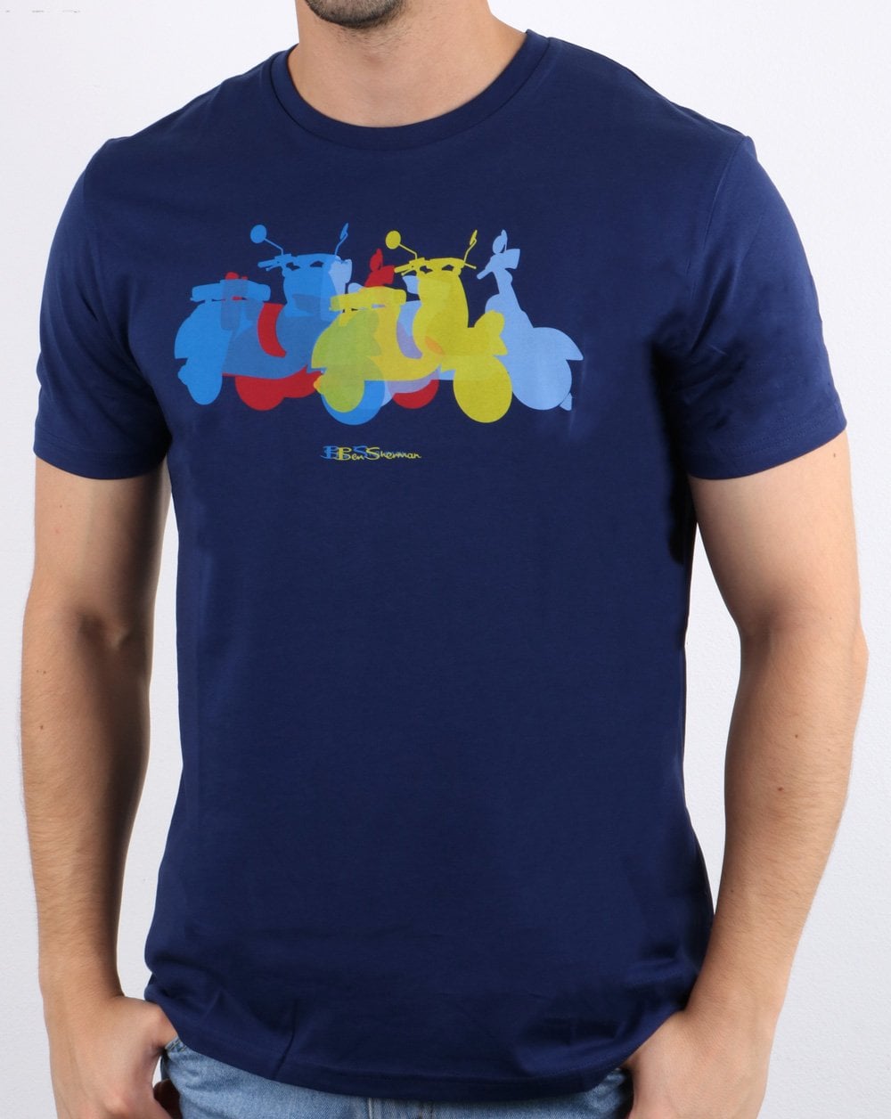 Ben Sherman Scooter Tee Dark Navy