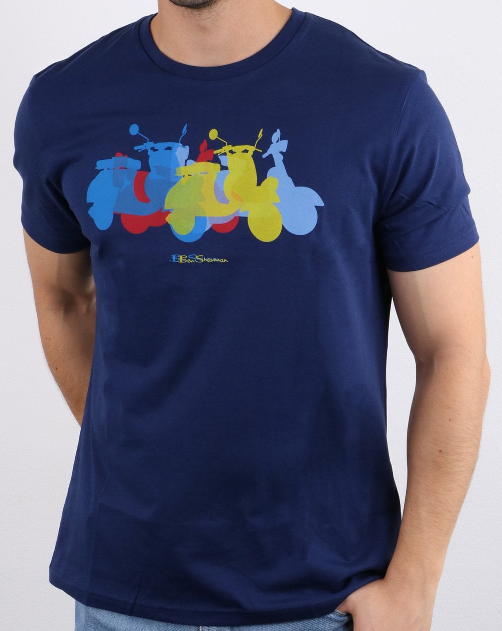 Ben Sherman Scooter Tee Dark Navy