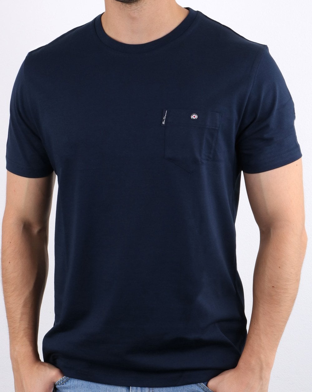 Ben Sherman Spade Pocket Tee Dark Navy