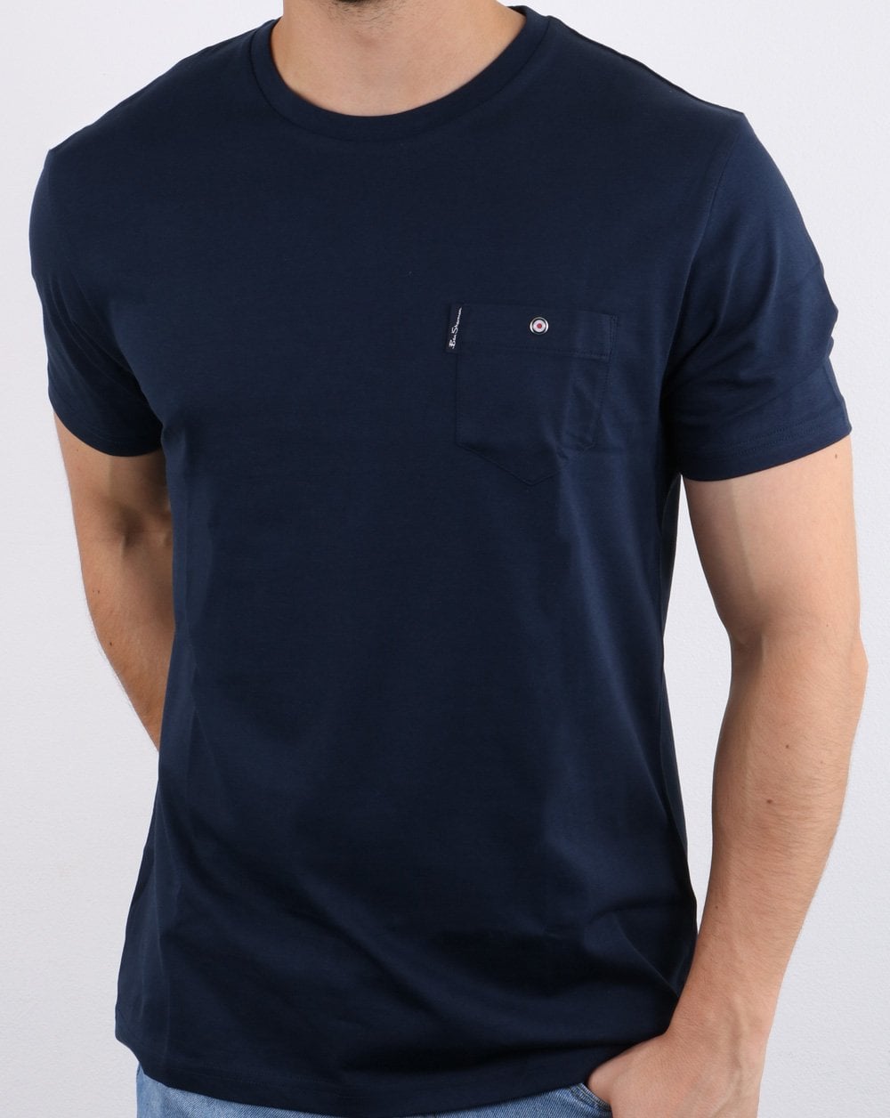 Ben Sherman Spade Pocket Tee Dark Navy