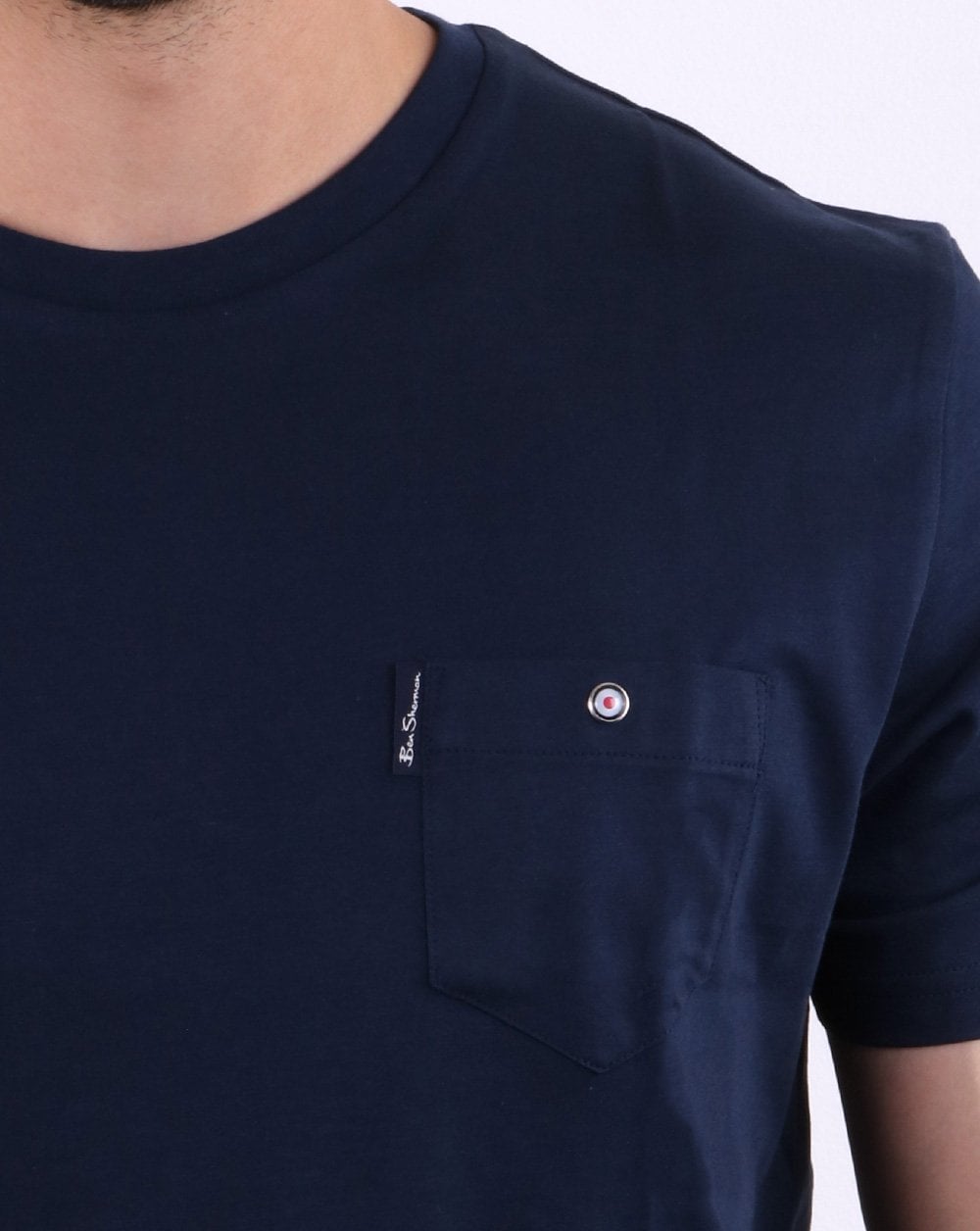 Ben Sherman Spade Pocket Tee Dark Navy