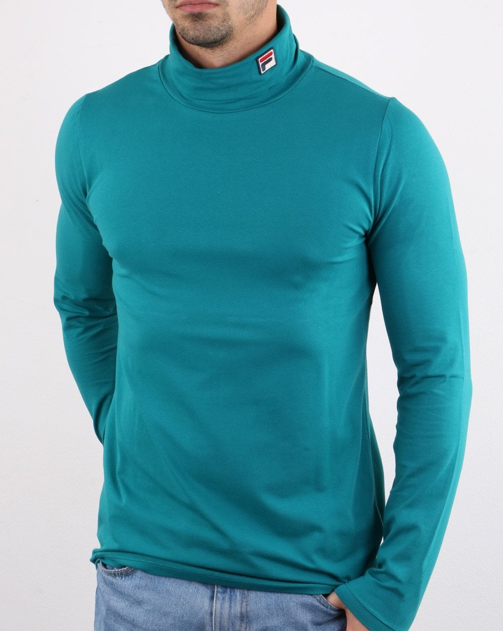 Fila Vintage Roll Neck Teal
