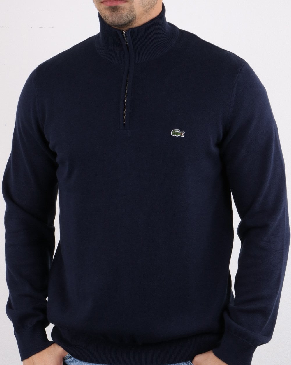 Lacoste Zip Jumper Navy
