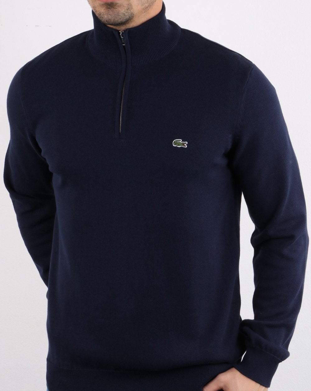 Lacoste Zip Jumper Navy
