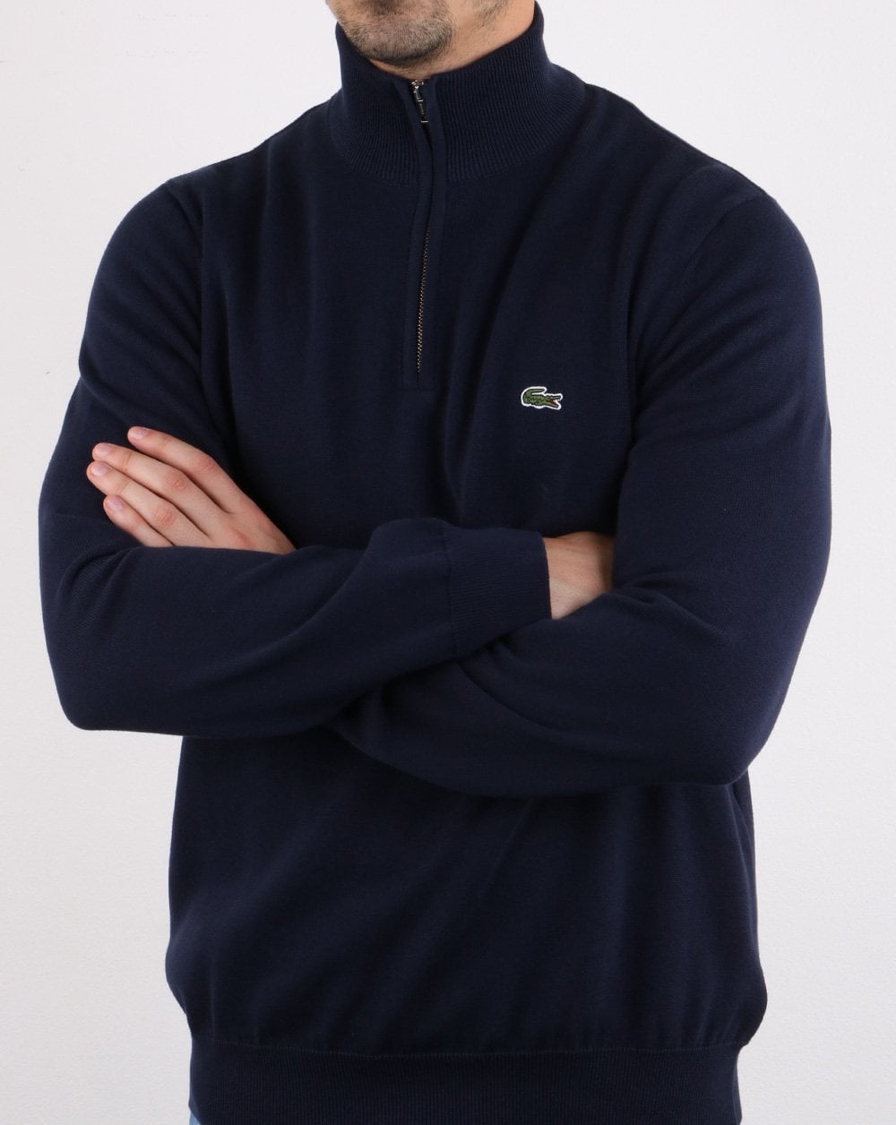 Lacoste Zip Jumper Navy