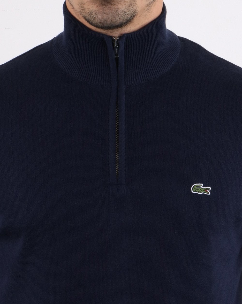 Lacoste Zip Jumper Navy