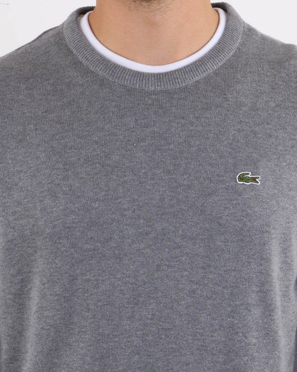 Lacoste Crew Neck Jumper Grey