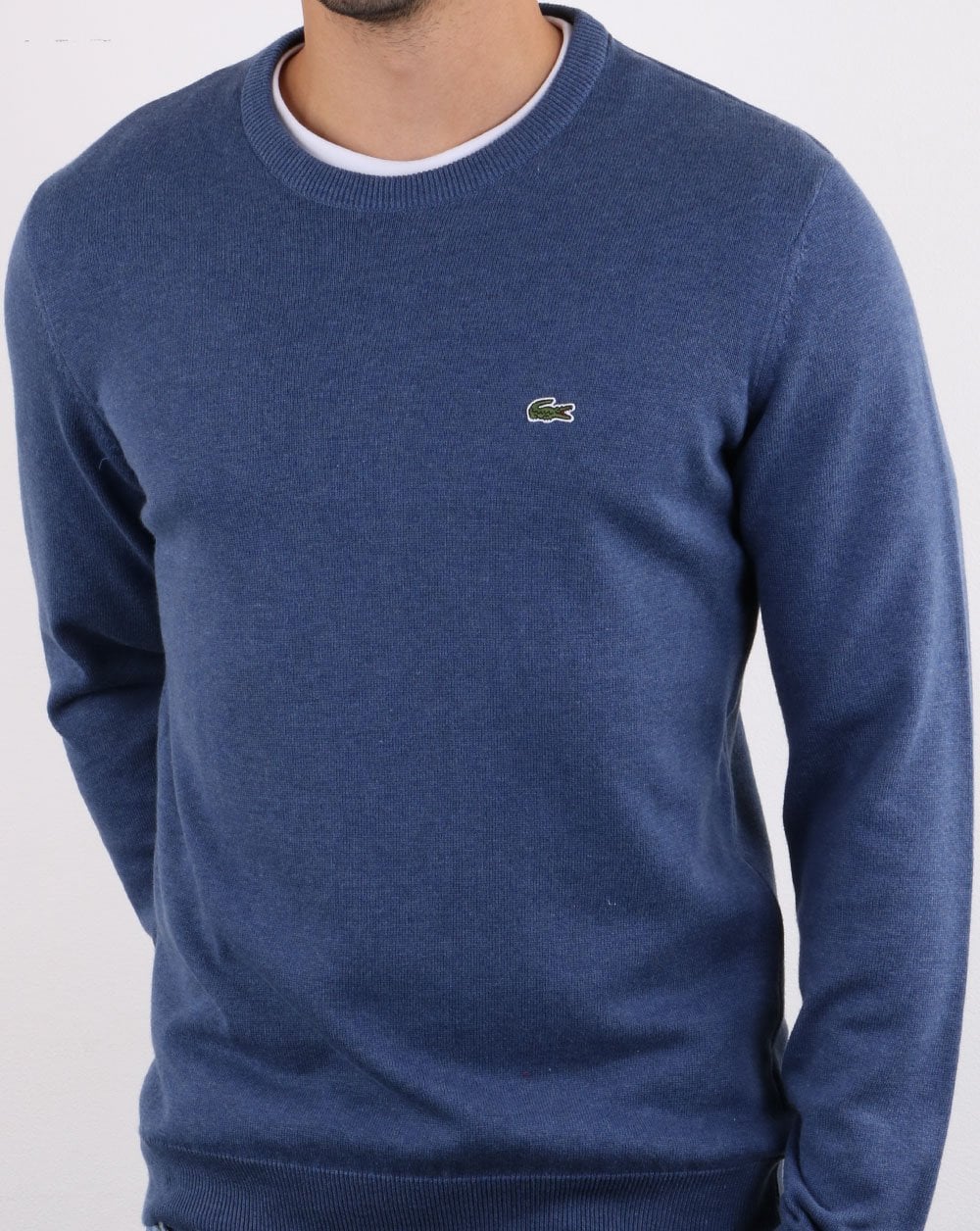 Lacoste Crew Neck Jumper Blue
