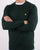 Lyle And Scott Cotton Merino Crew Jumper Jade Marl