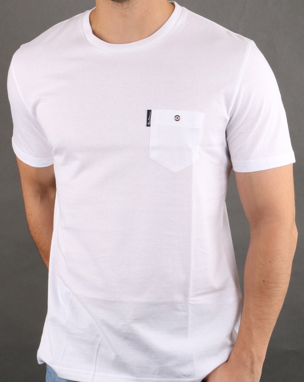 Ben Sherman Spade Pocket Tee White