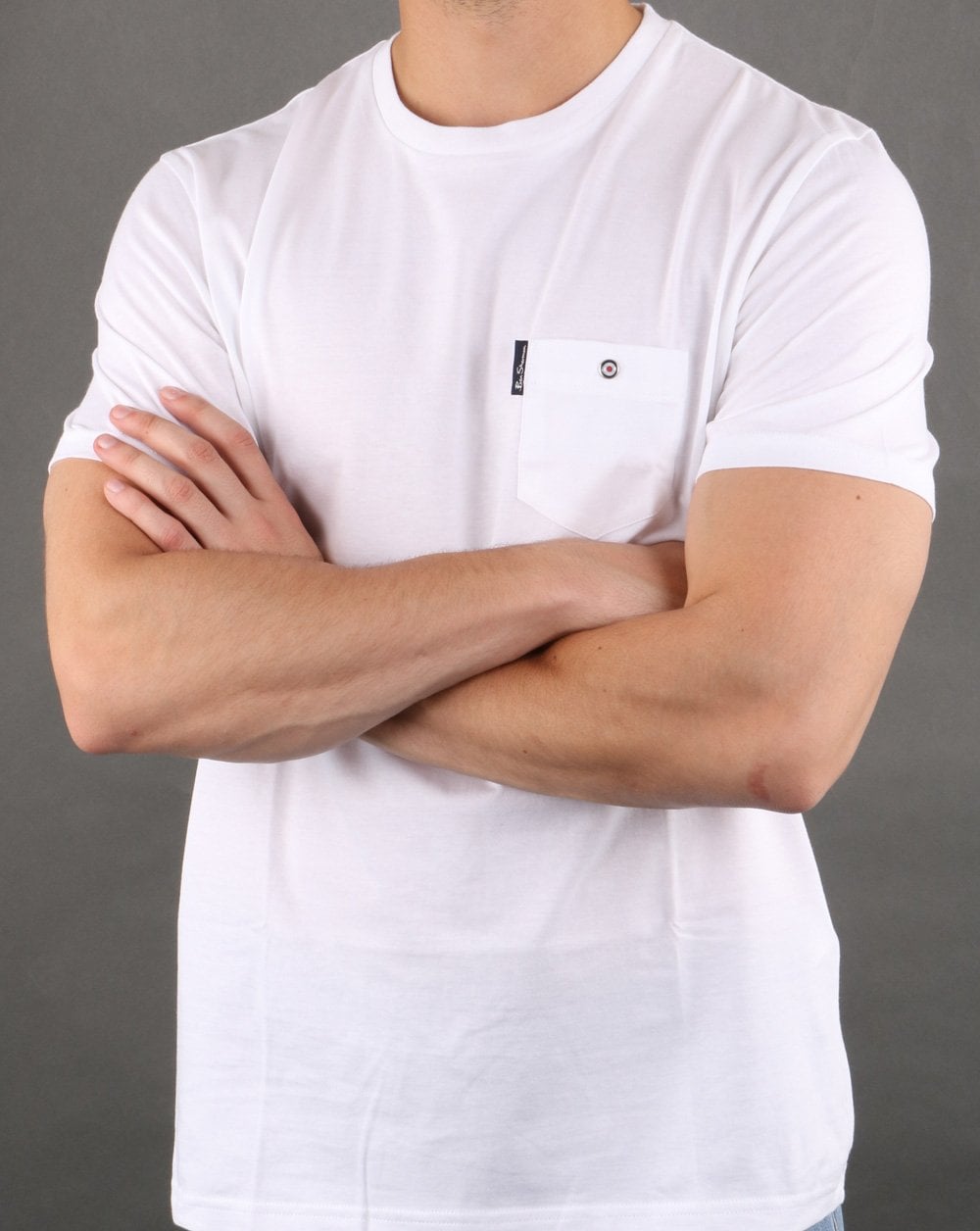 Ben Sherman Spade Pocket Tee White